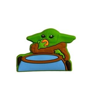 3/$10💥 Grogu Eating Frog Egg Croc Charm